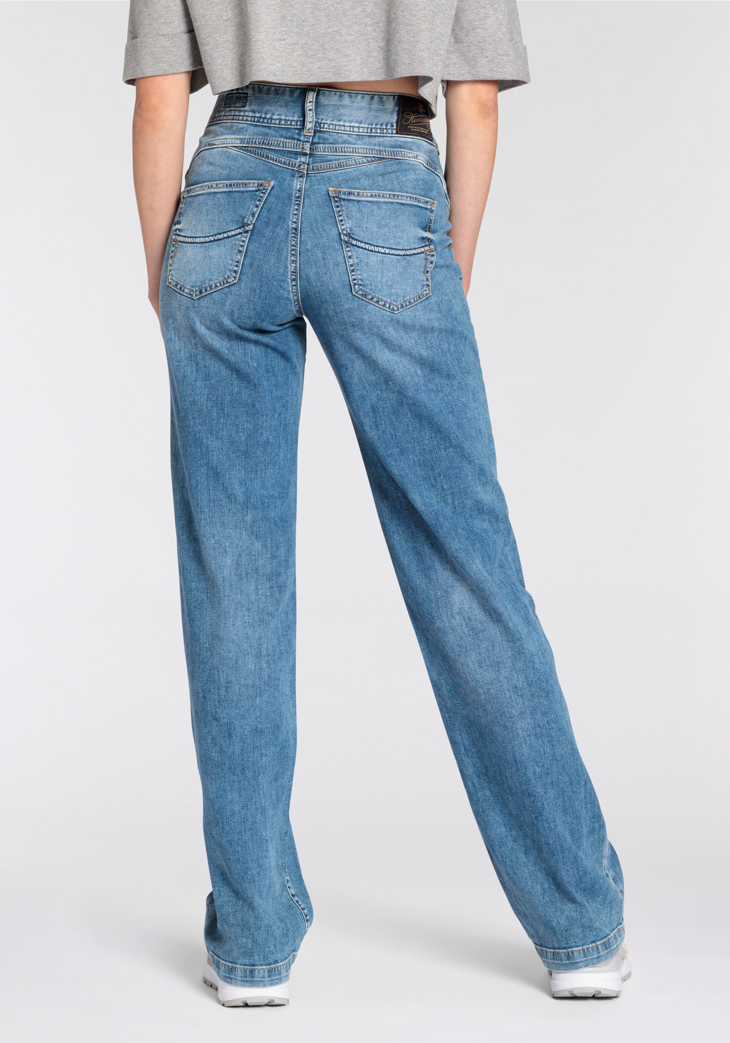 Herrlicher Sailor Light Gila Long Denim Straight-Jeans