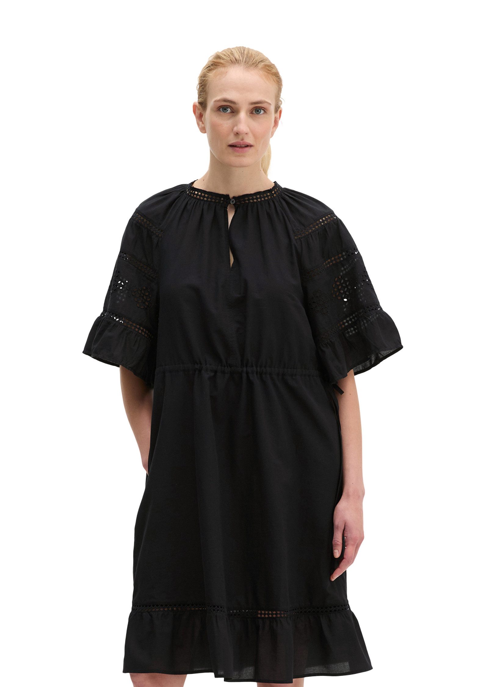 Marc O'Polo Minikleid aus besticktem Baumwoll-Voile