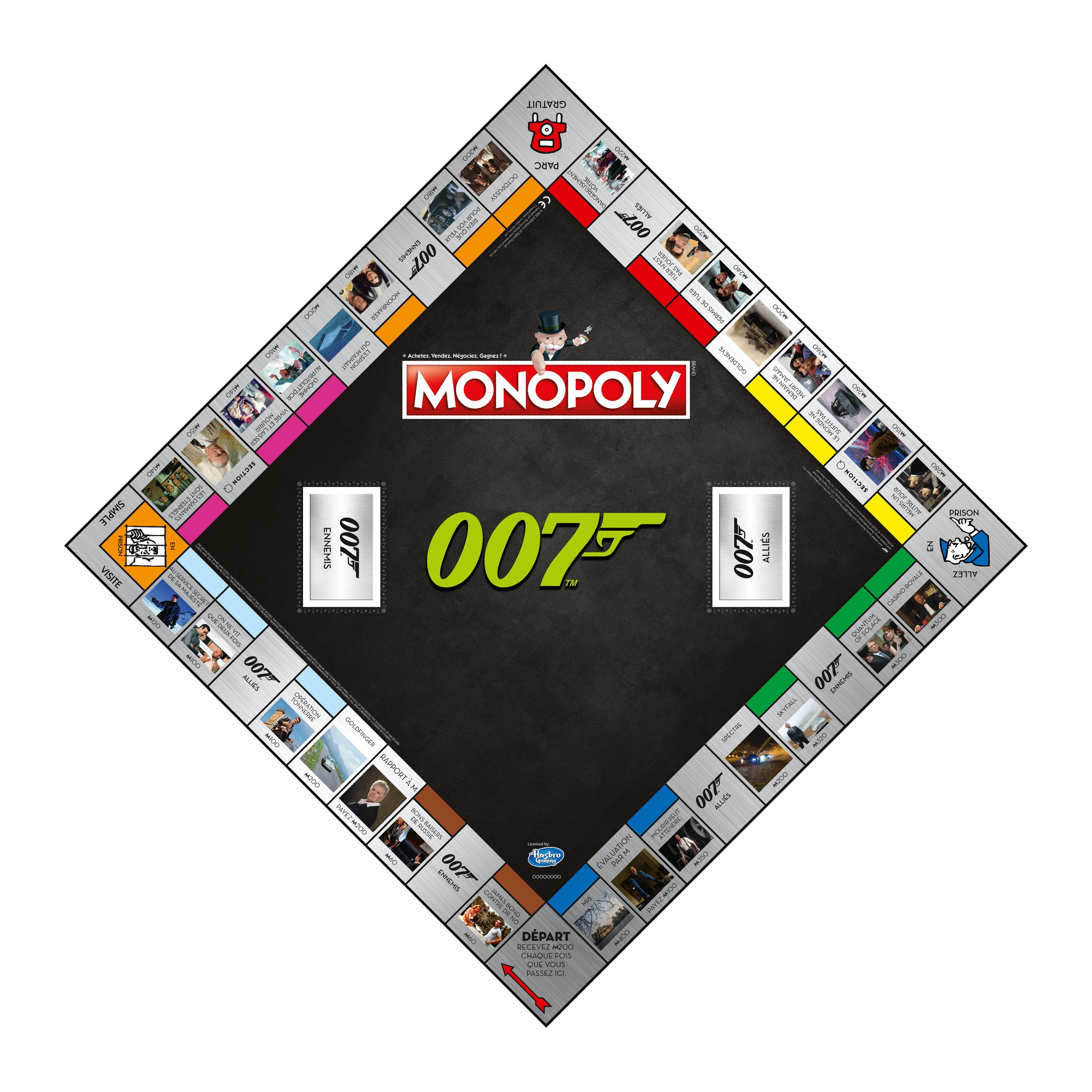 Winning Moves Spiel Monopoly James Bond 007 Deutsch / Französisch, Brettspiel