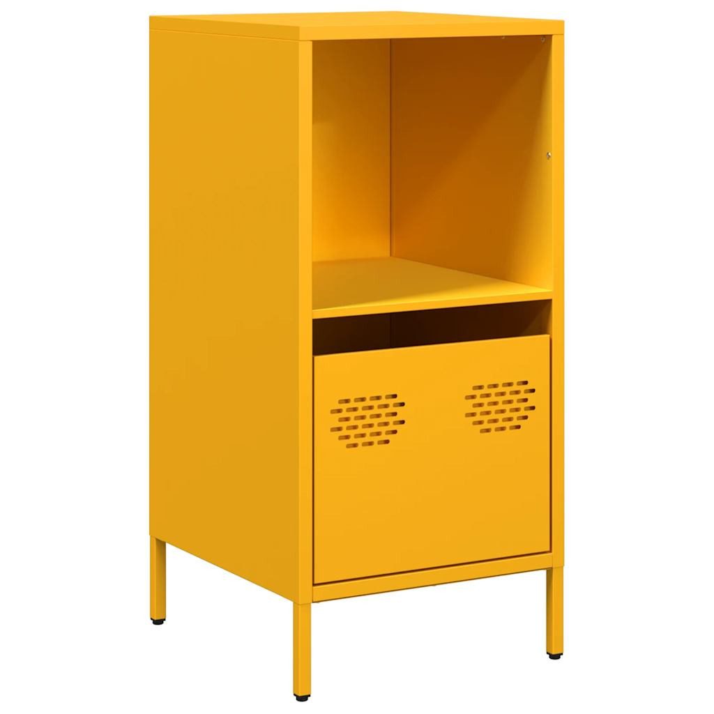 vidaXL Sideboard Sideboard Senfgelb 35x39x73,5 cm Kaltgewalzter Stahl (1 St günstig online kaufen