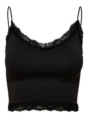 ONLY Spitzentop ONLVICKY LACE SEAMLESS CROPPED TOP