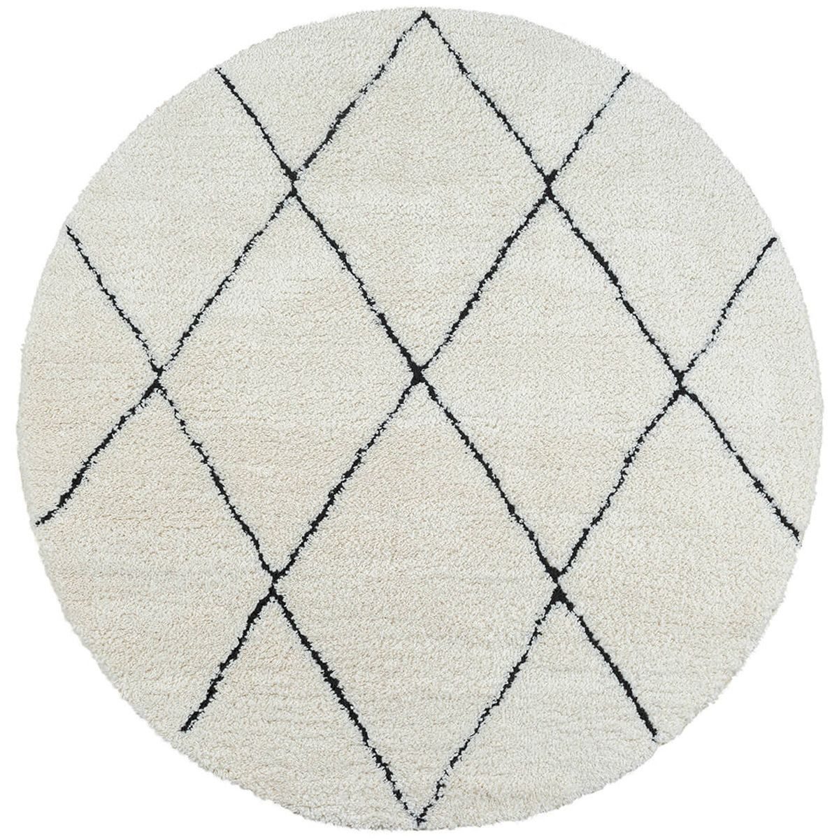 the carpet Teppich Bahar Shaggy, rund, günstig online kaufen