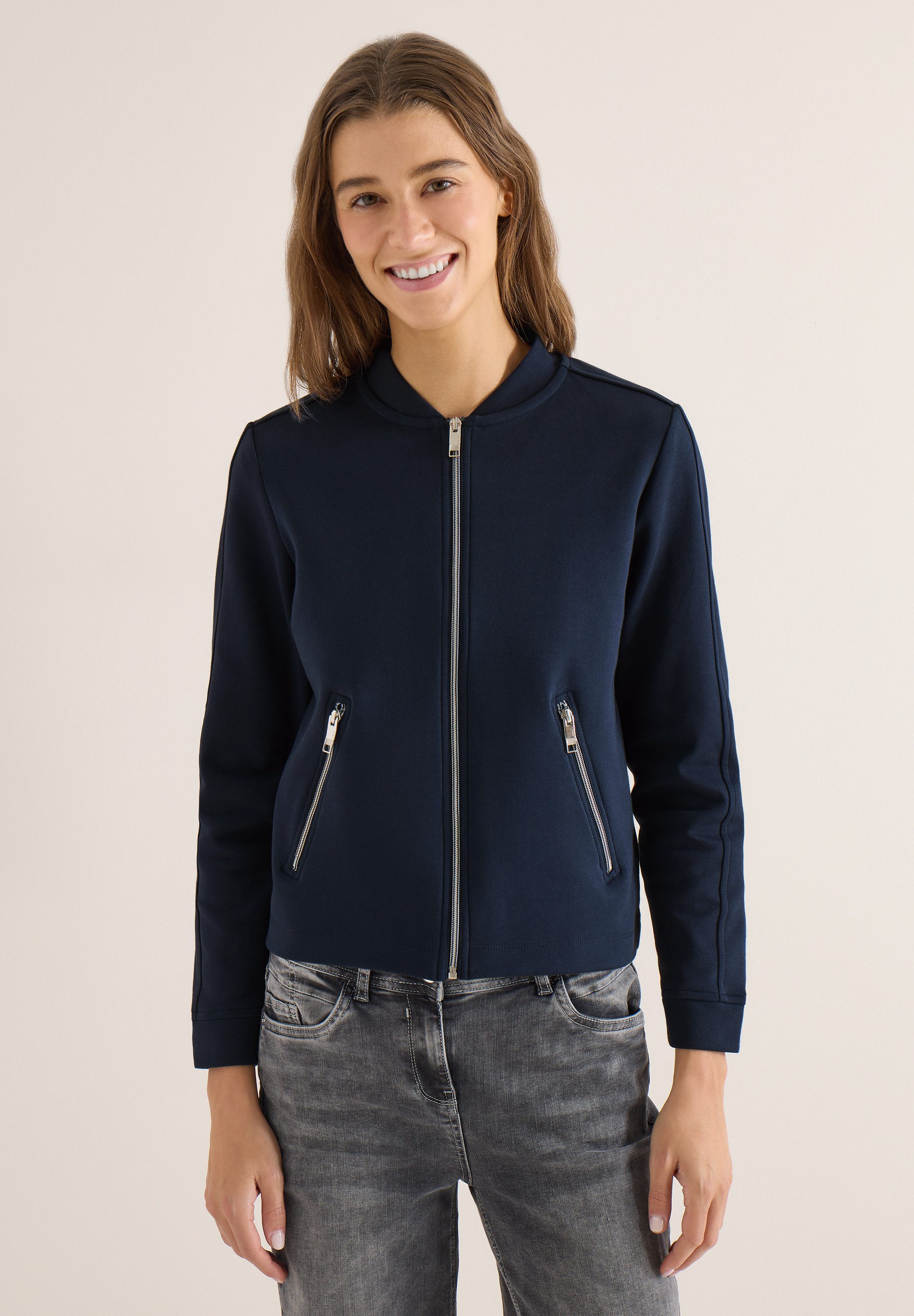CECIL Sweatjacke mit Stehkragen günstig online kaufen