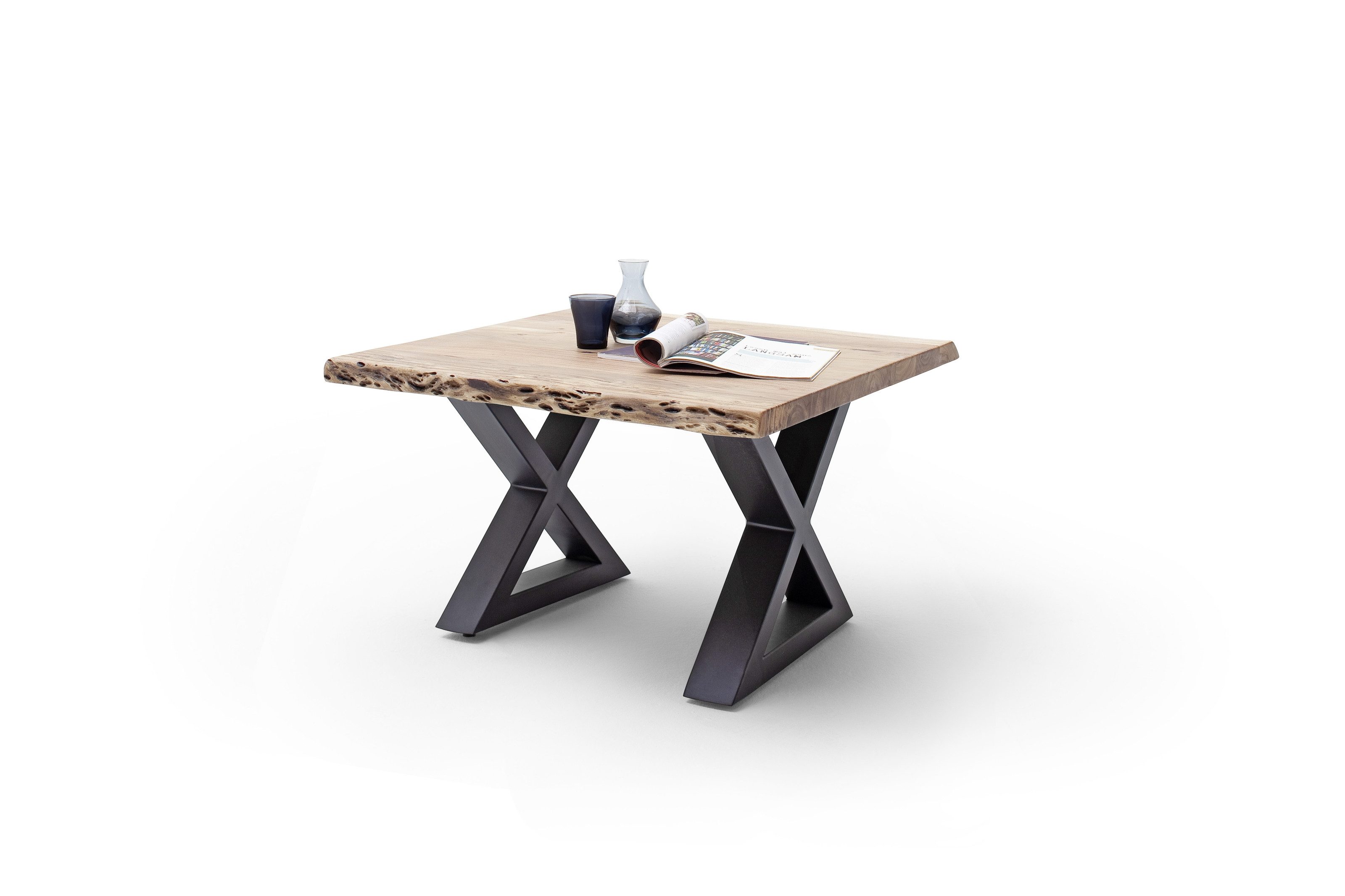 freiraum Couchtisch CARTAGENA, in Akazie natur, massiv lackiert - 75x45x75cm (BxHxT)
