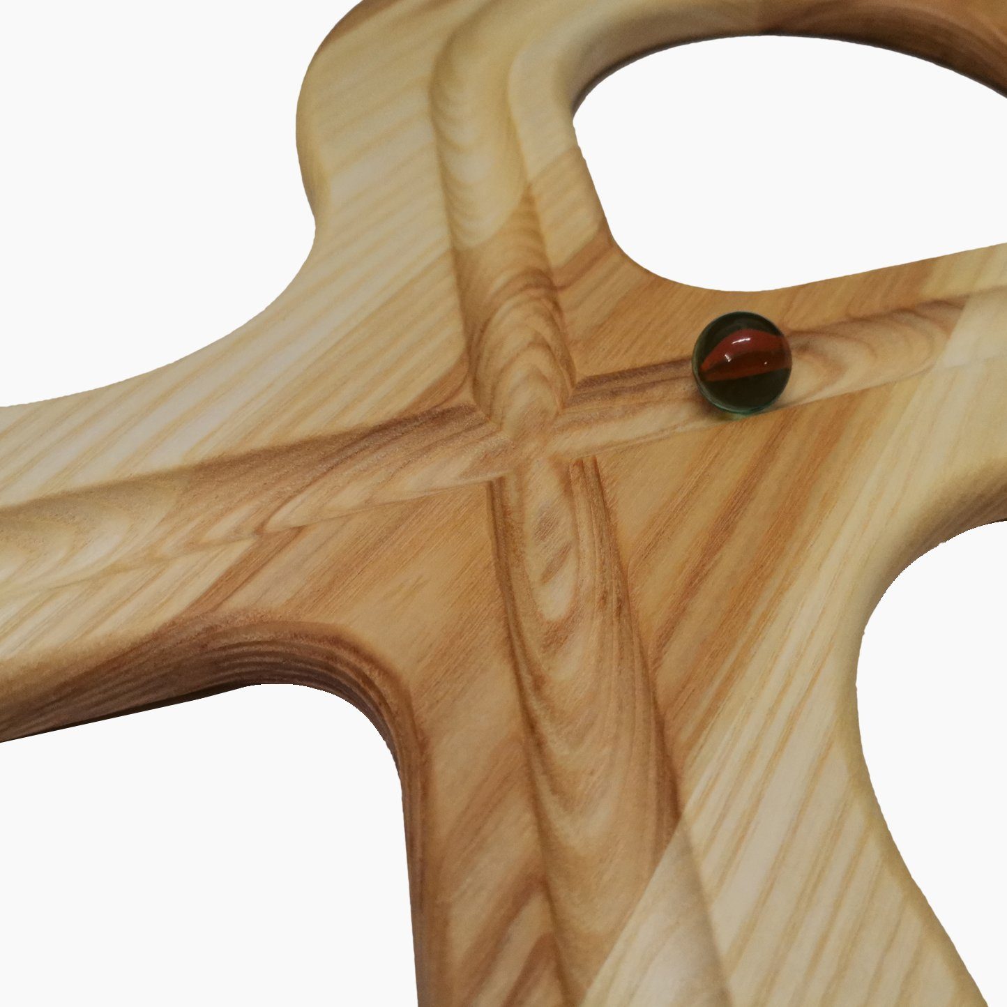 Madera Spielzeuge Motorikschleife Motorik Acht Eschen Massivholz, (packung, 3-tlg), zur Verbesserung der kindlichen Motorik