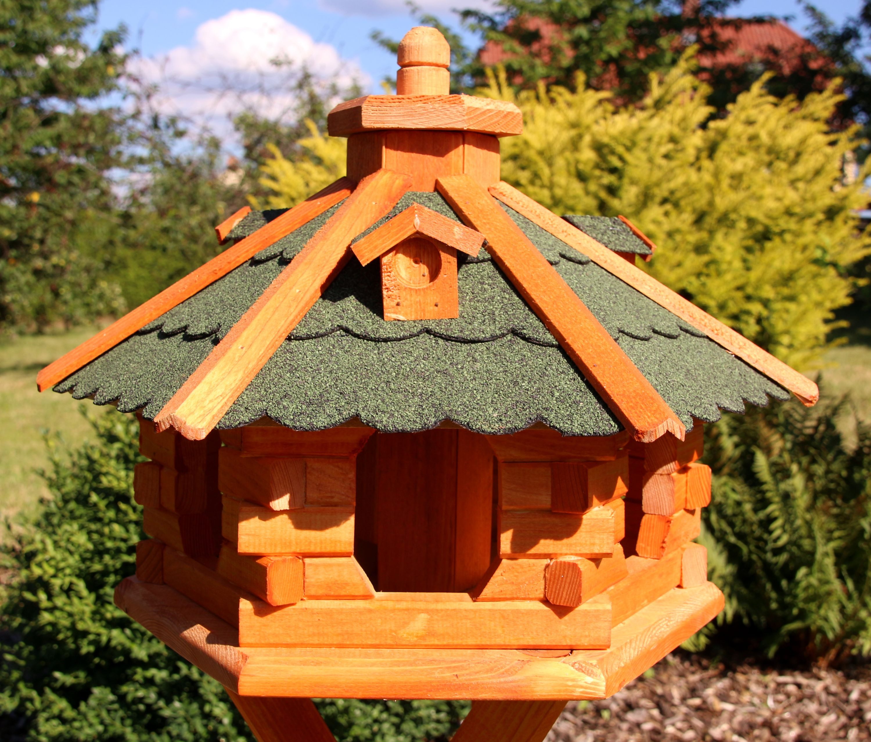 Vogelhaus Vogelhaus 47x33 cm wahlweise mit Ständer und Solar Typ 4