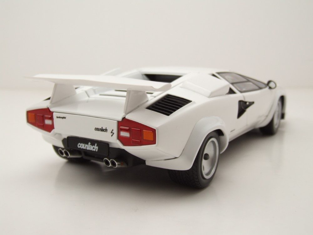 Kyosho Modellauto Lamborghini Countach LP 400 S weiß, Maßstab 1:18