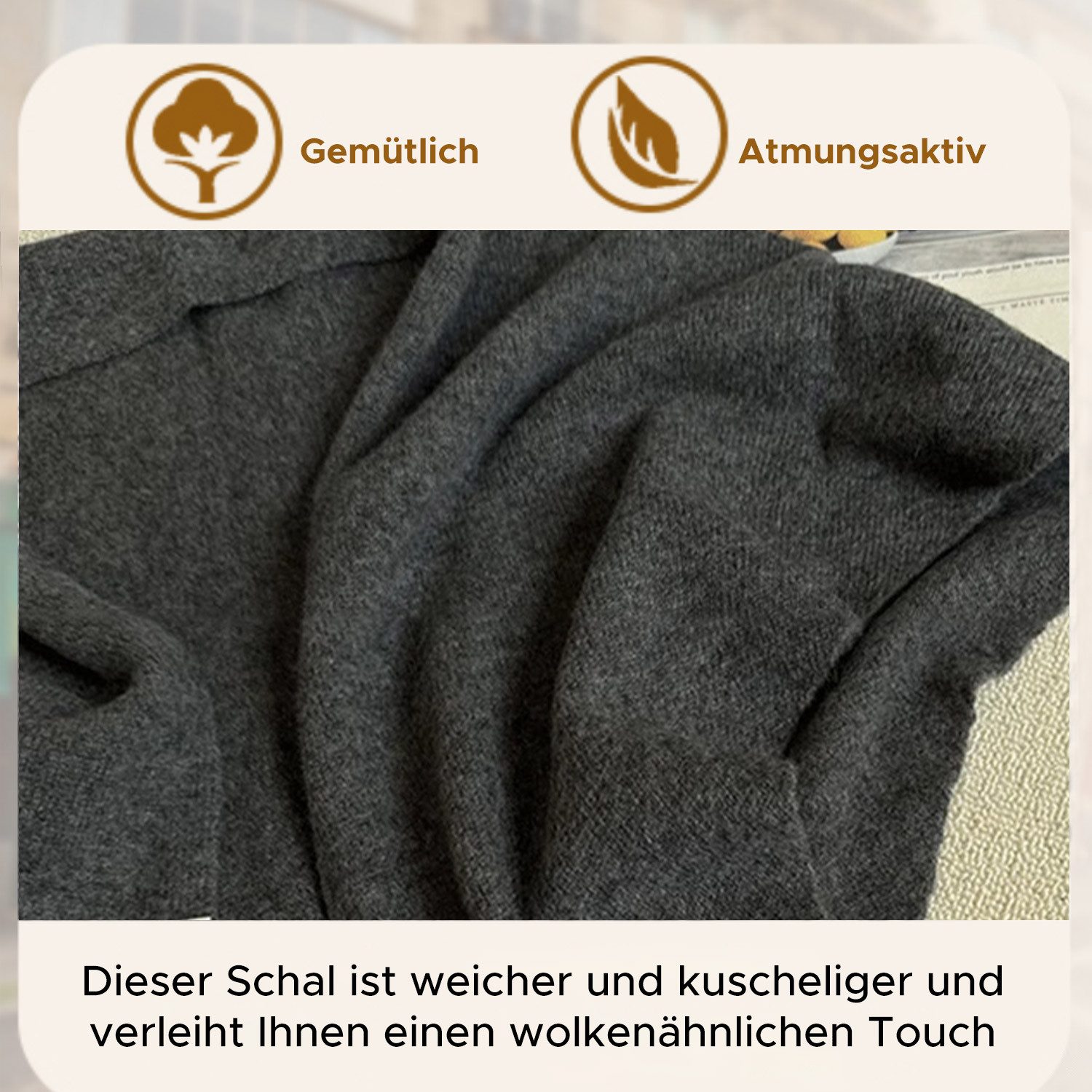 Refttenw Dreieckstuch 100% Wolle Damen Dreiecksschal, Warm Weich Unifarben Schal 72×166cm