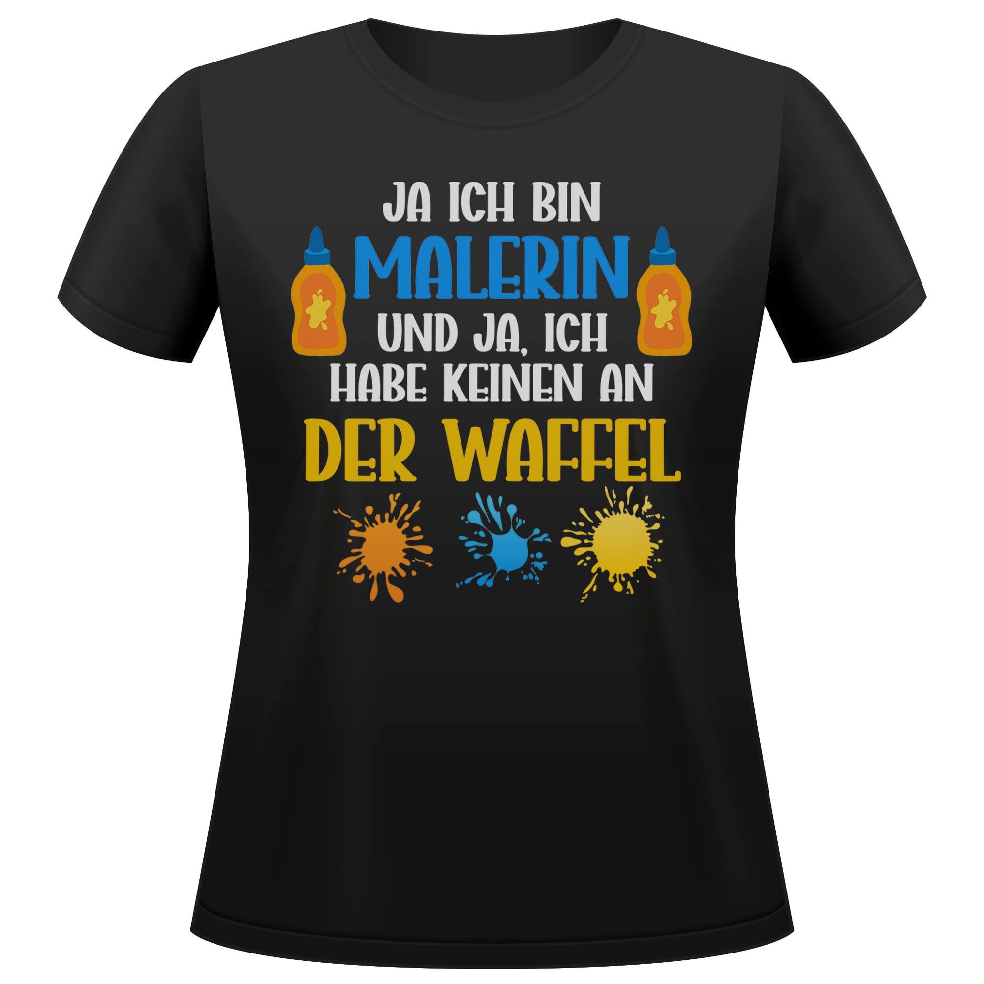 T-Shirt Malerin Geschenk Frauen Spruch Beruf Ausbildung Abschluss