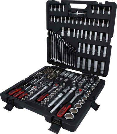 KS Tools Steckschlüssel 1/4"+3/8"+1/2" Steckschlüsselsatz 917.0216 (Set), Antrieb 6,3 mm (1/4