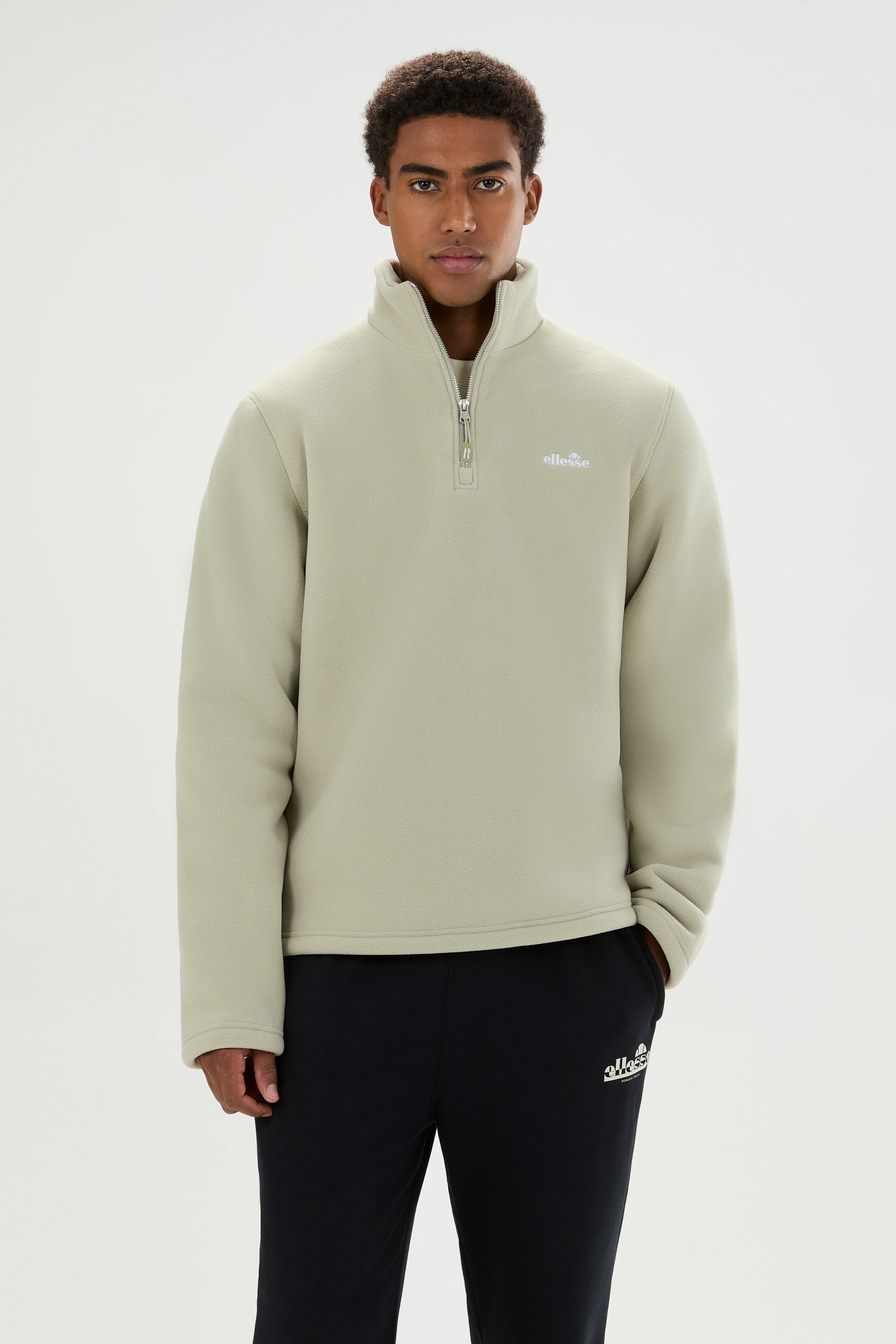 Ellesse Strickfleece-Pullover ZERANO 2 1/4 ZIP JACKET sportlicher Stil, für Erwachsene, Langarm, aus Polyester