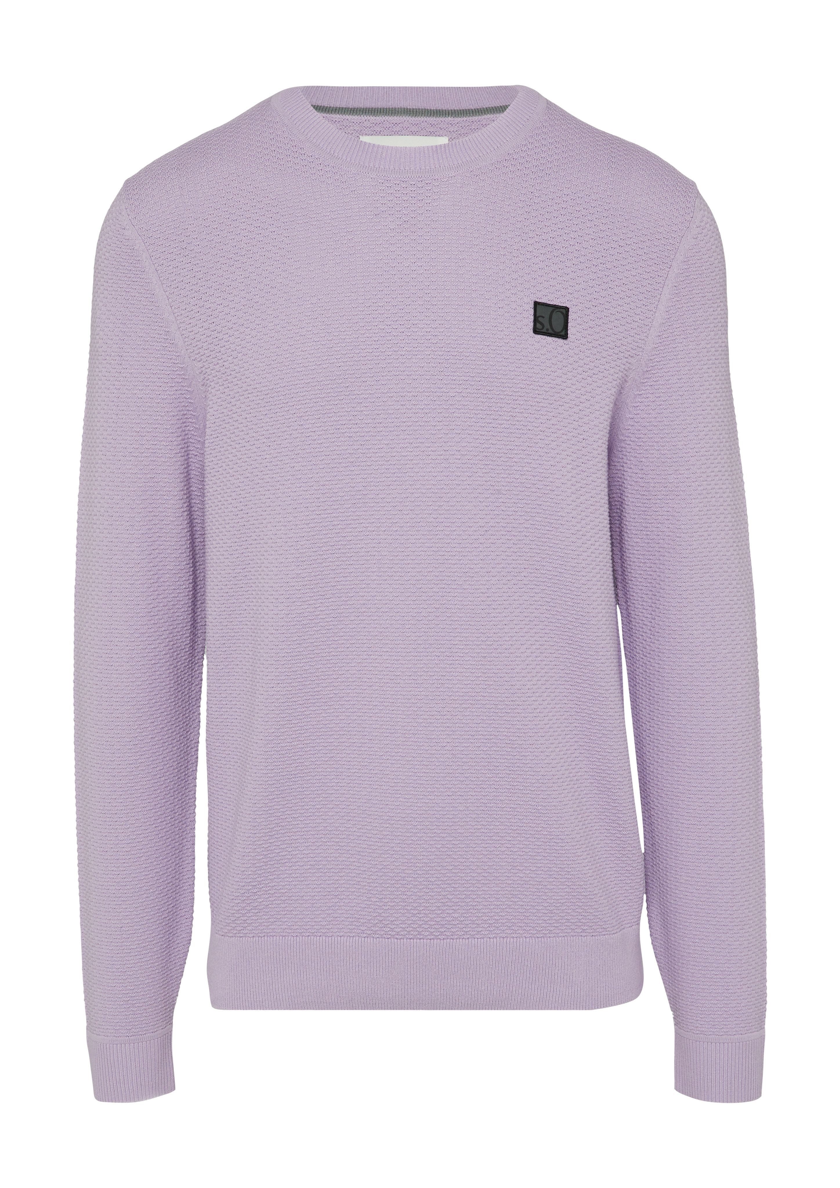 s.Oliver Strickpullover Rundhals, in Struktur-Optik günstig online kaufen