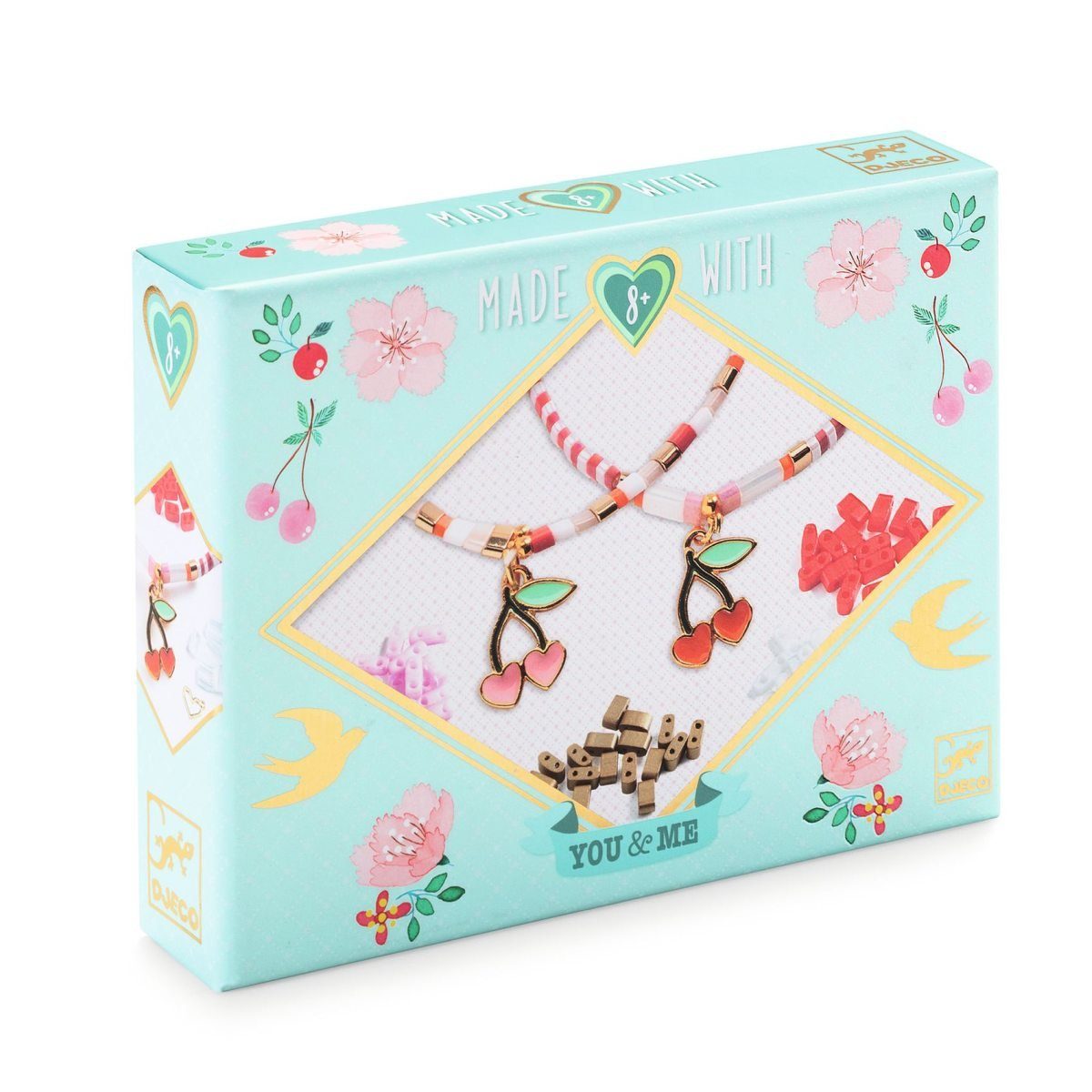Kreativset Schmuck basteln Kirschen Kreativset Bastelset
