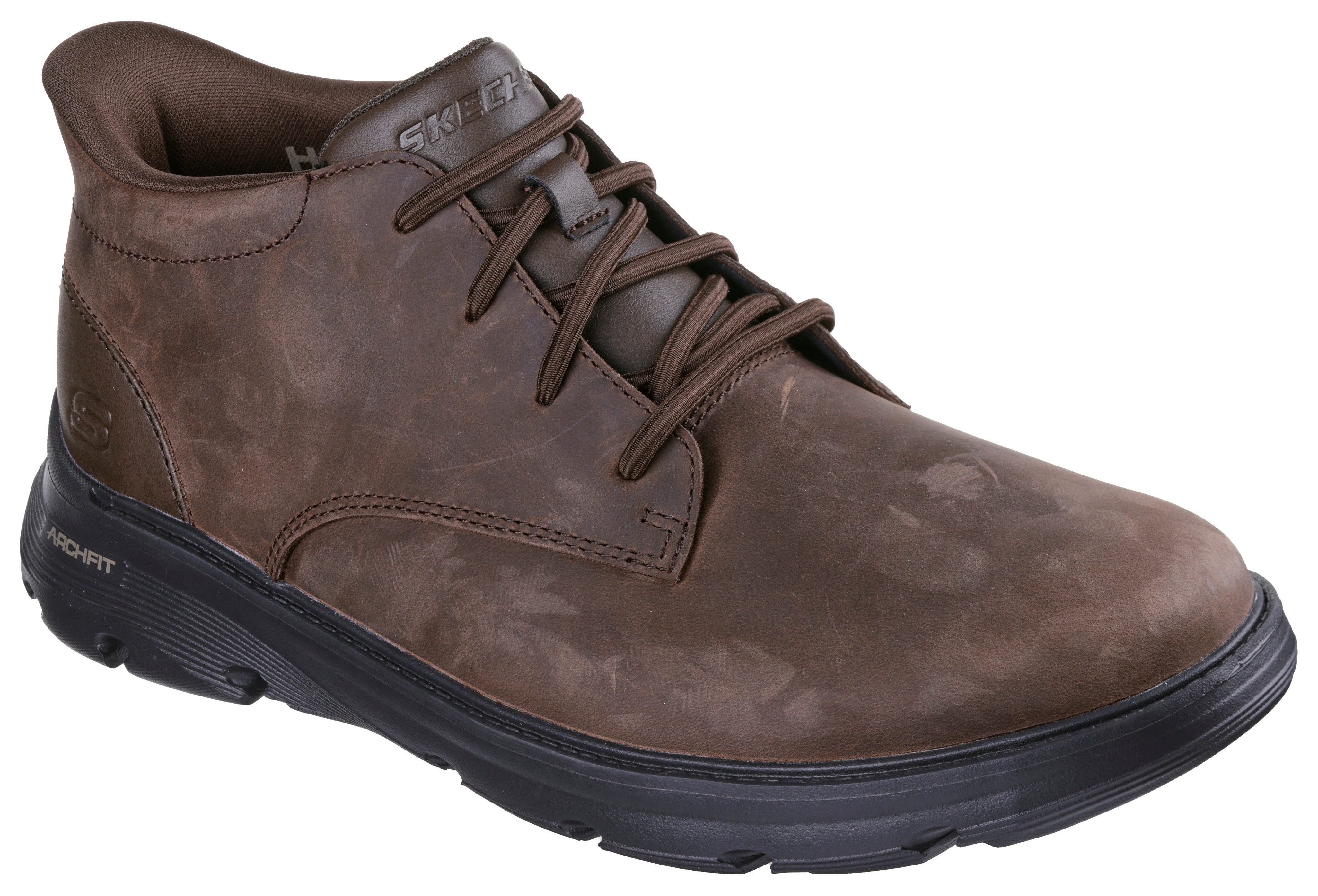 Skechers ARCH FIT GARZA Schnürboots Freizeitschuh, Trekkingschuh mit Slip-ins