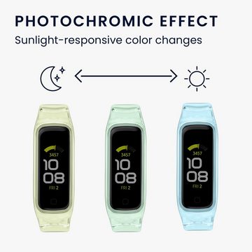 kwmobile Uhrenarmband Fitness Armband für Samsung Galaxy Fit 2 Band, Ersatzarmband mit Photocrom-Effekt - 14 - 22 cm Innenmaße