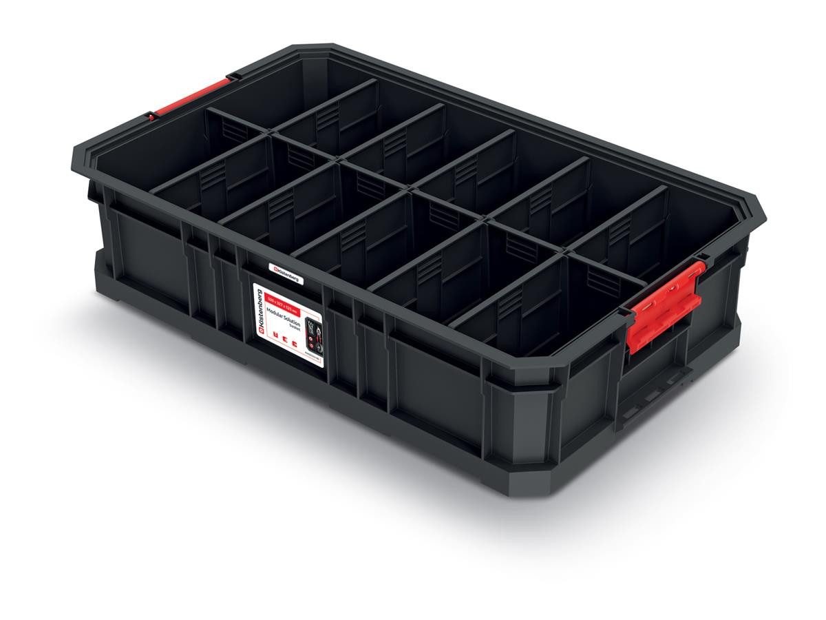 Kistenberg Werkzeugbox Modular Solution (KMS553510S), mit 	Verriegelungssystem, 11 x Trenner