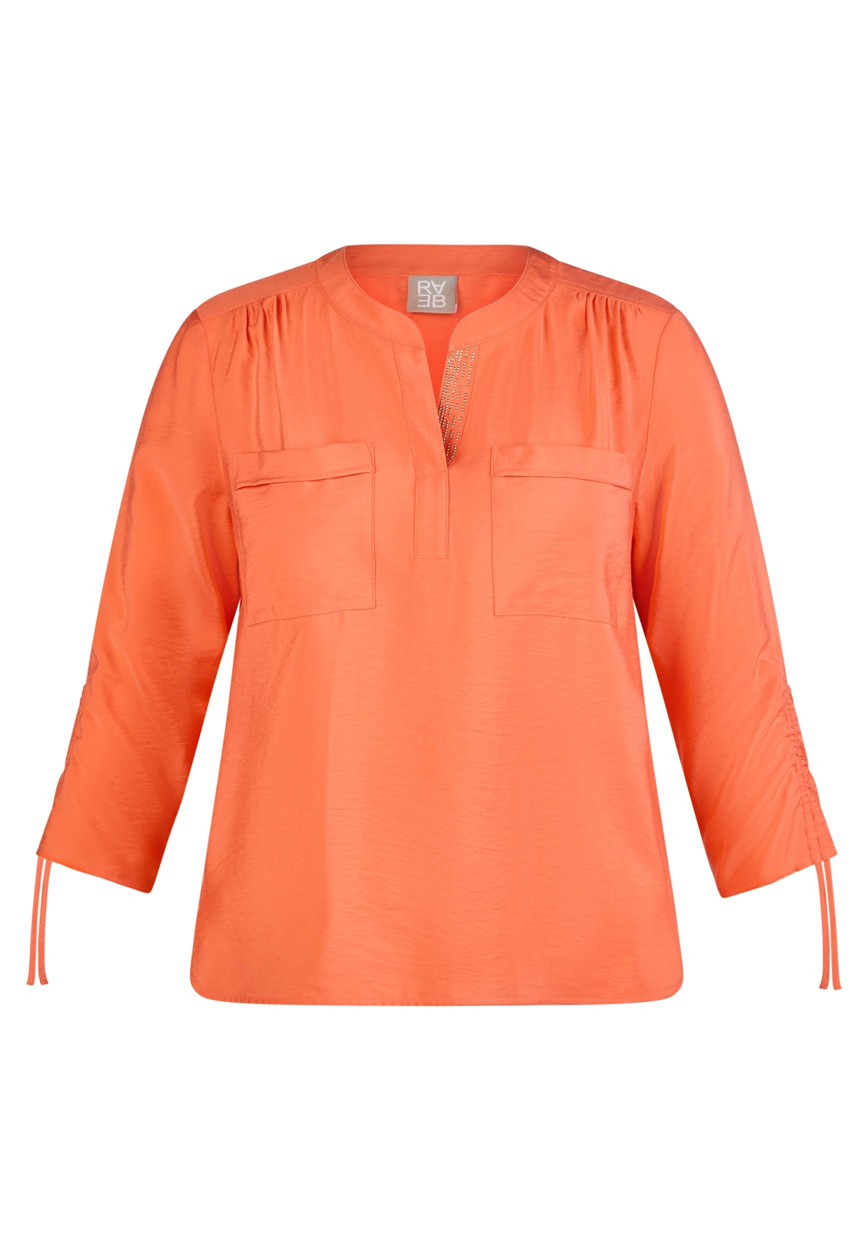 Klassische Bluse Coral Garden