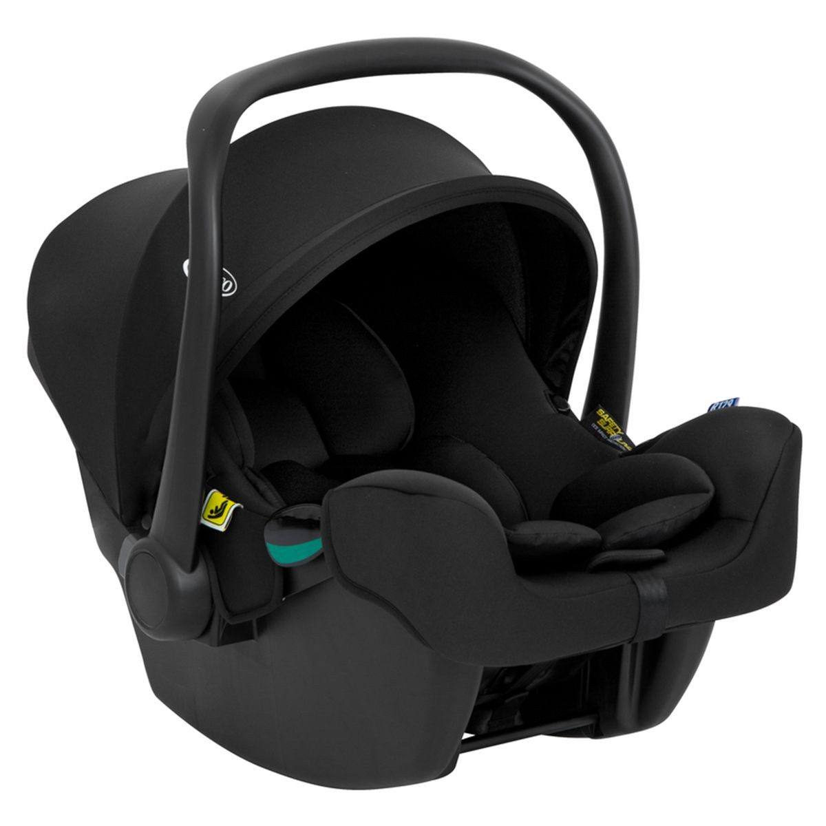 Graco Babyschale SnugLite - Midnight, Baby Autositz ab Geburt - 13 kg (40 cm - 75 cm) mit Sitzverkleinerer
