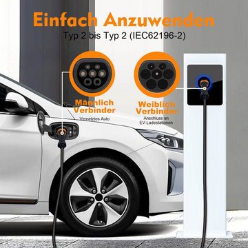 GLIESE Elektroauto-Ladestation Neue Energie Autoladekabel, 16A/32A, Wasserdicht Dauerhaft, Ladekabel