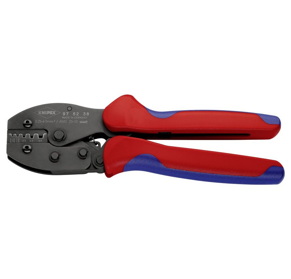 Thumbnail - Knipex Crimpzange Knipex PRECIFORCE 97 52 38 Crimpzange Aderendhülsen 0.25 bis 6 mm²