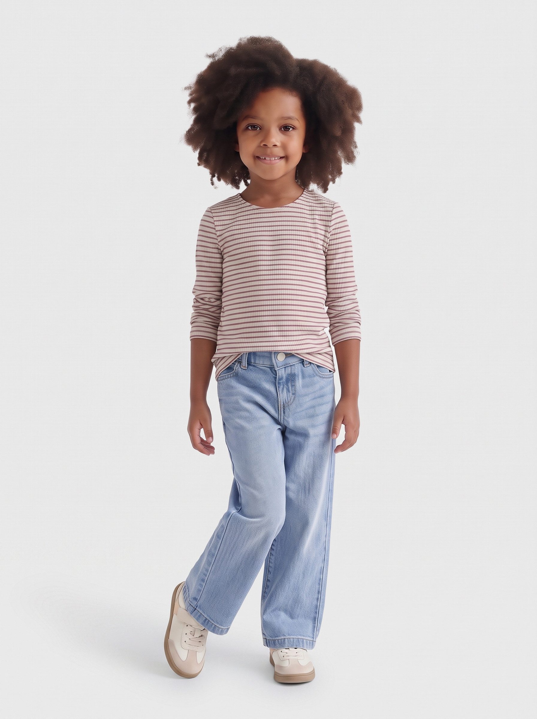 KIDS ONLY Langarmshirt KMGMAUDE LIFE STRIPE LS TOP JRS NOOS – Bild 5 von 5