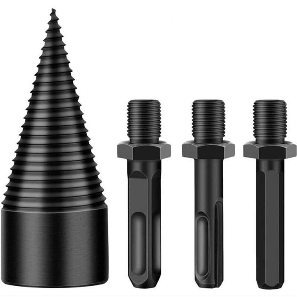 FELIXLEO Bohrersatz Brennholz hacken Holzbohrer Spaltwerkzeug Spaltkegel Ho günstig online kaufen