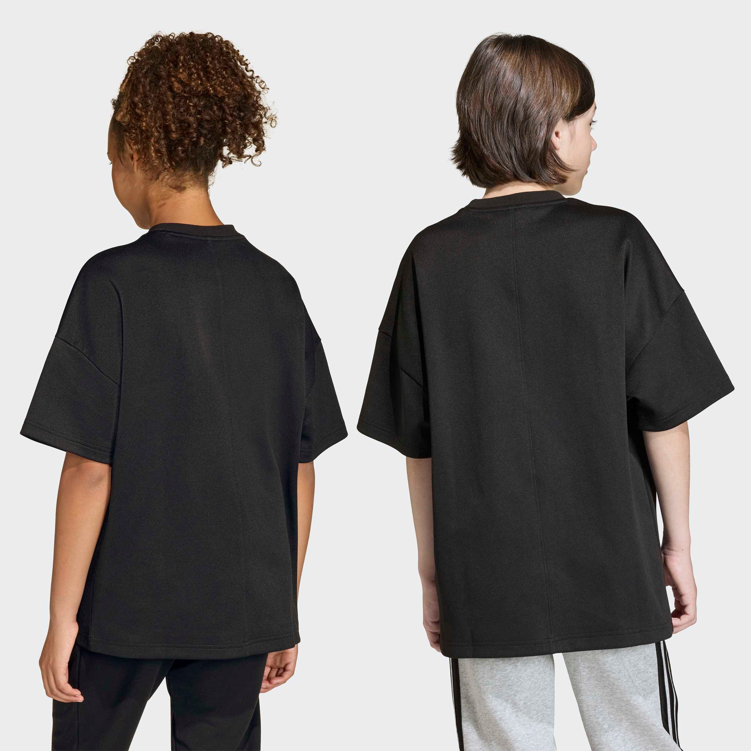adidas Sportswear T-Shirt J FI OVSZ TEE für Kinder, mit Rundhalsausschnitt, ohne Verschluss, aus Baumwolle