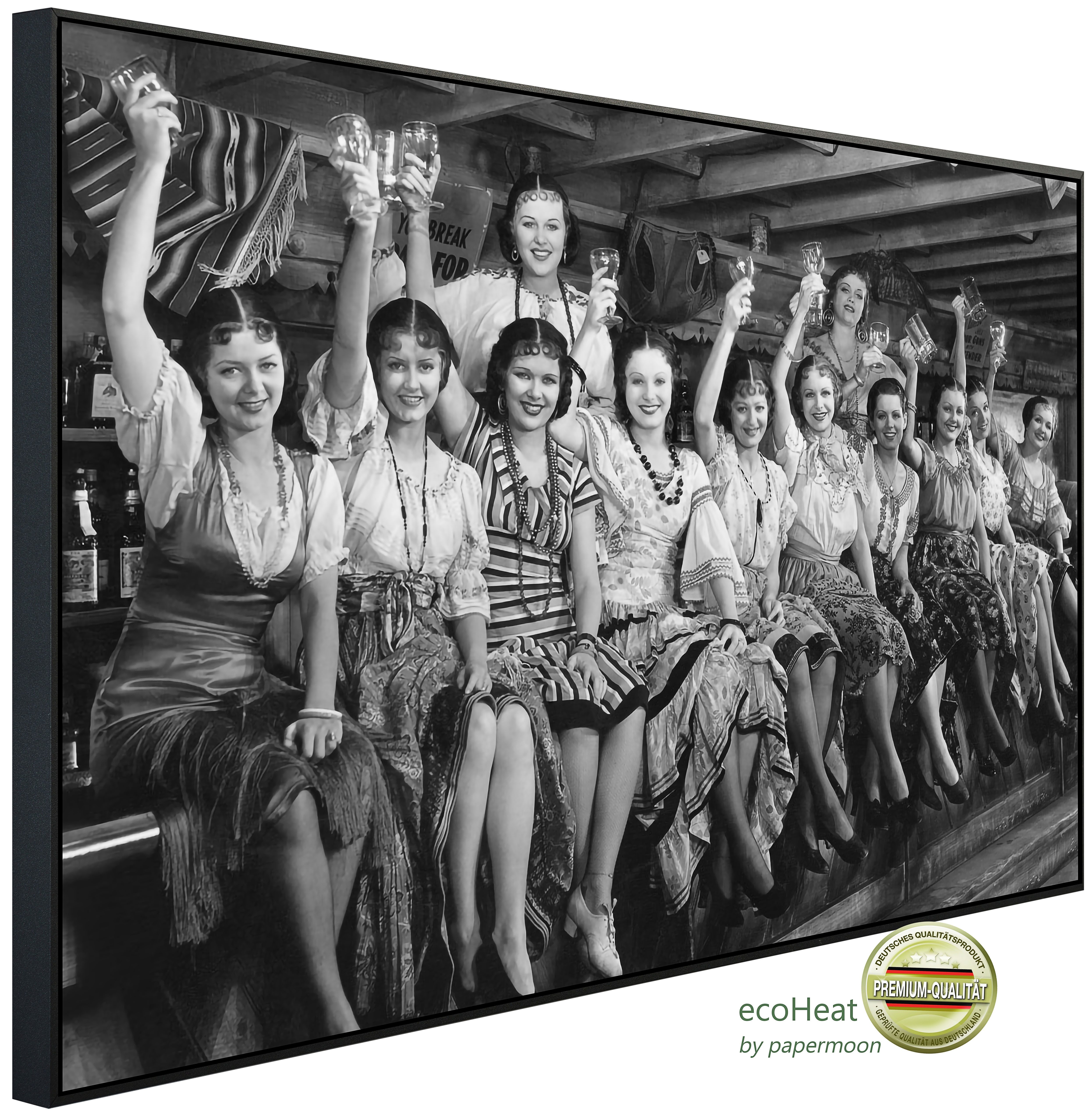 Papermoon Infrarotheizung INFRAROT-BILD-HEIZUNG, Frauen, TÜV-Rheinland/GS zertifiziert, angenehme Strahlungswärme