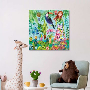 Posterlounge Leinwandbild Mila Marquis, Botanischer Garten, Wohnzimmer Malerei