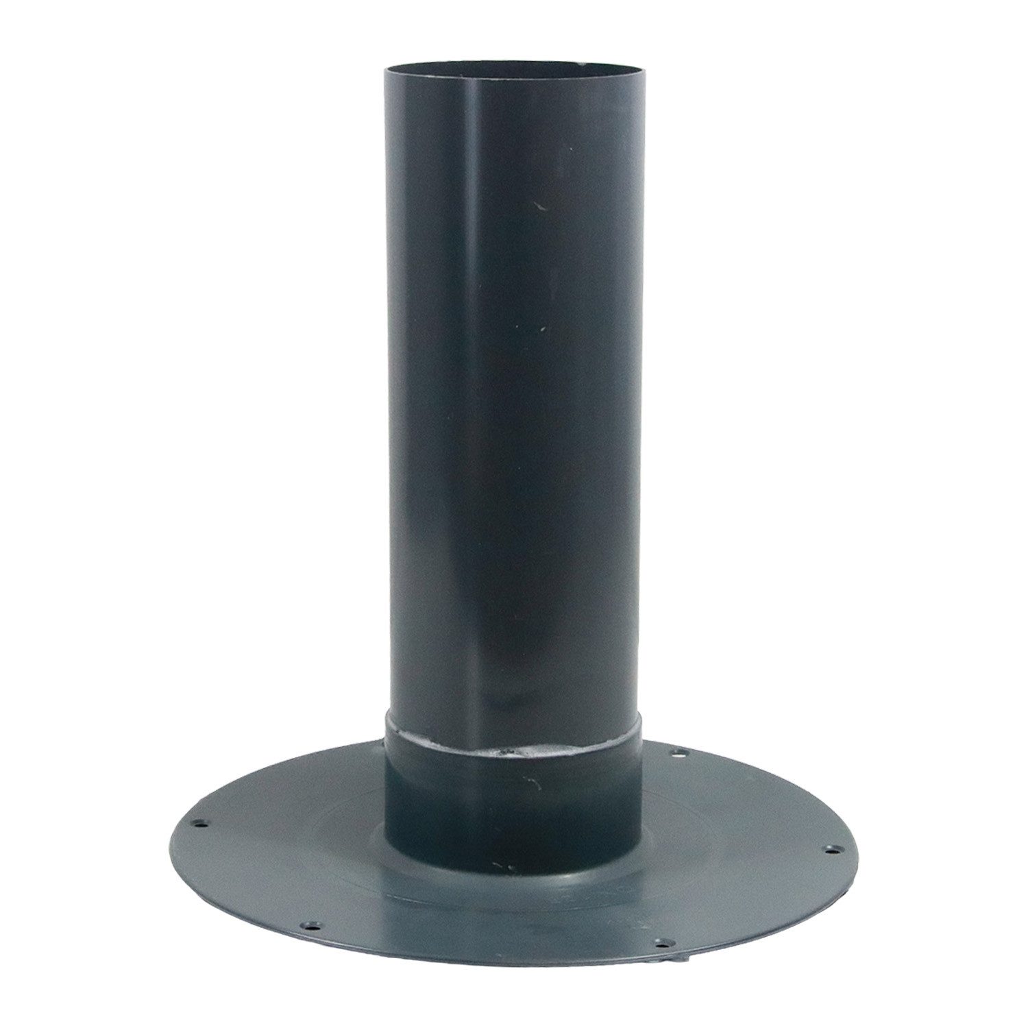 FLECK Dachdurchführung Flachdach-Unterteil mit Flansch aus Hart PVC DN 125, Spezial-Hart-PVC, Ø 12.5 cm