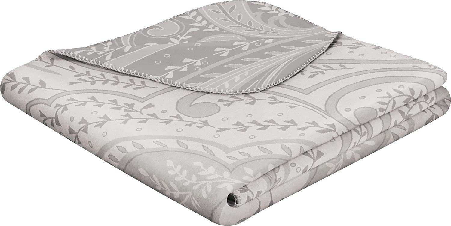 Kuscheldecke, verspieltem Heimdecke Grace, Biederlack, Wohndecke Paisley, mit