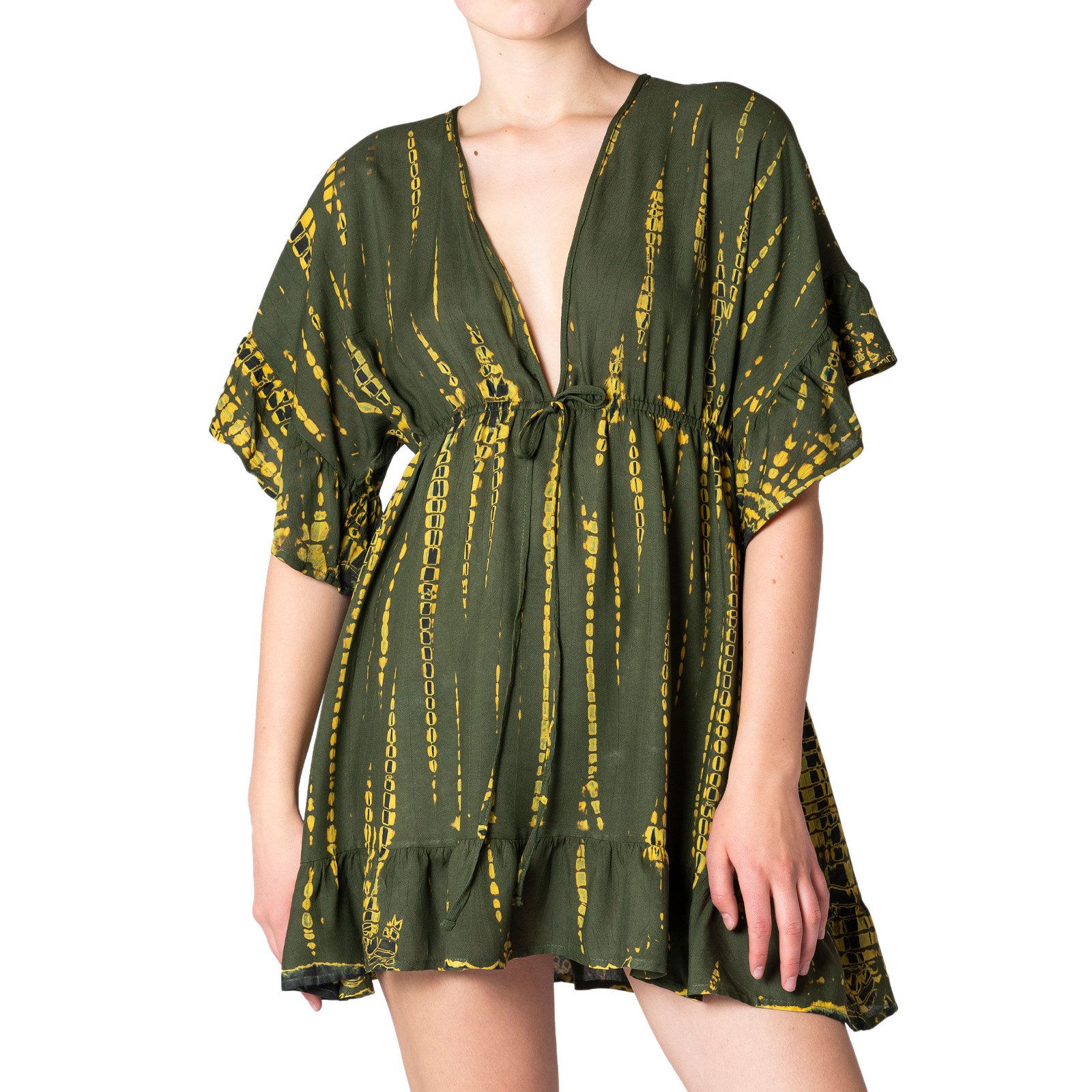 PANASIAM Tunikakleid kurzes Sommerkleid aus natürlicher günstig online kaufen