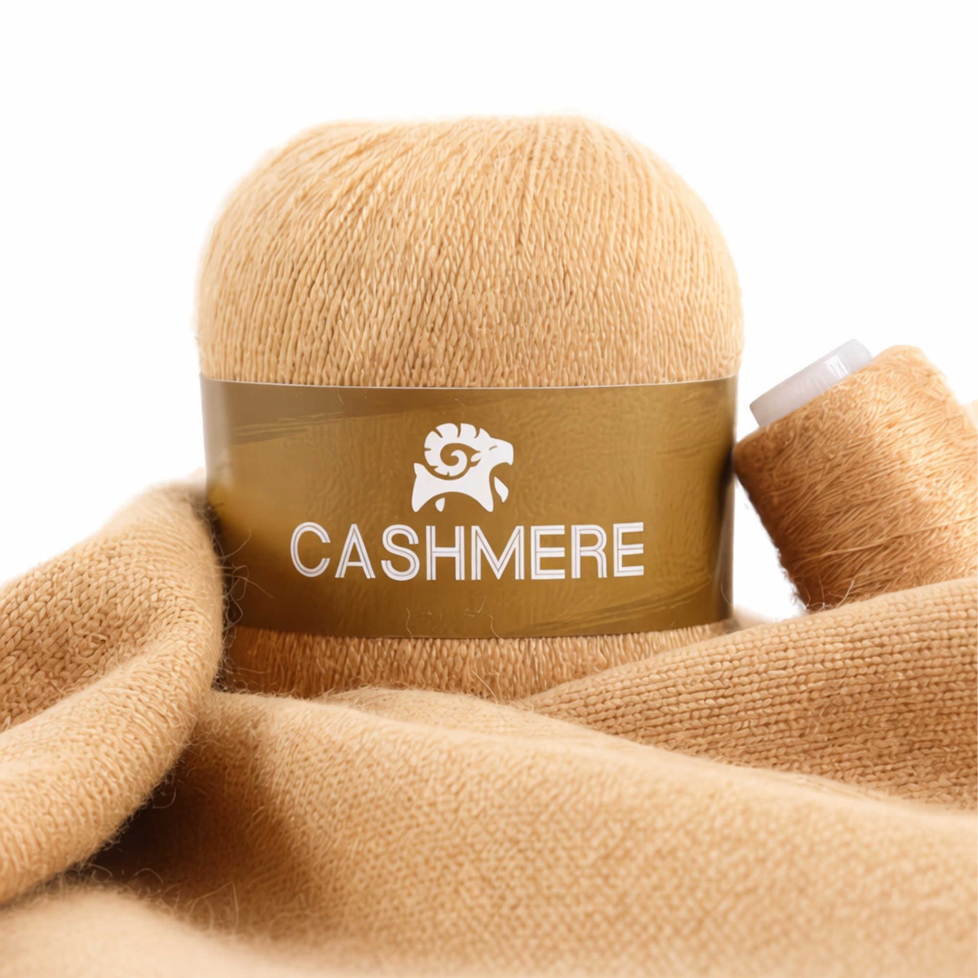 Nomiro 100% Kaschmirgarn Set 6x50g 300g Ultraweich Warm Strickgarn Luxus Häkelwolle