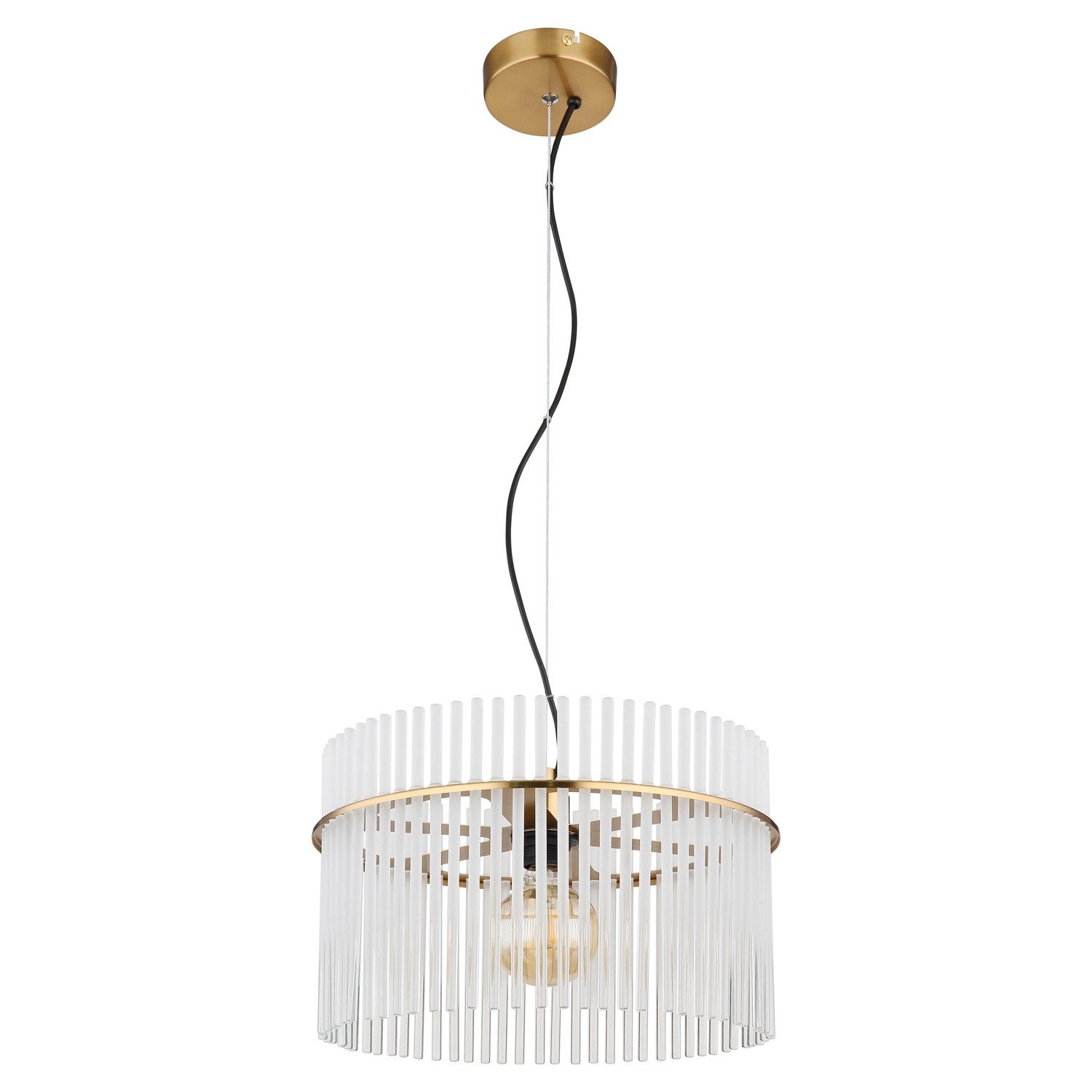 GLOBO LIGHTING Pendelleuchte GORLEY, 1-flammig, Goldgelb günstig online kaufen