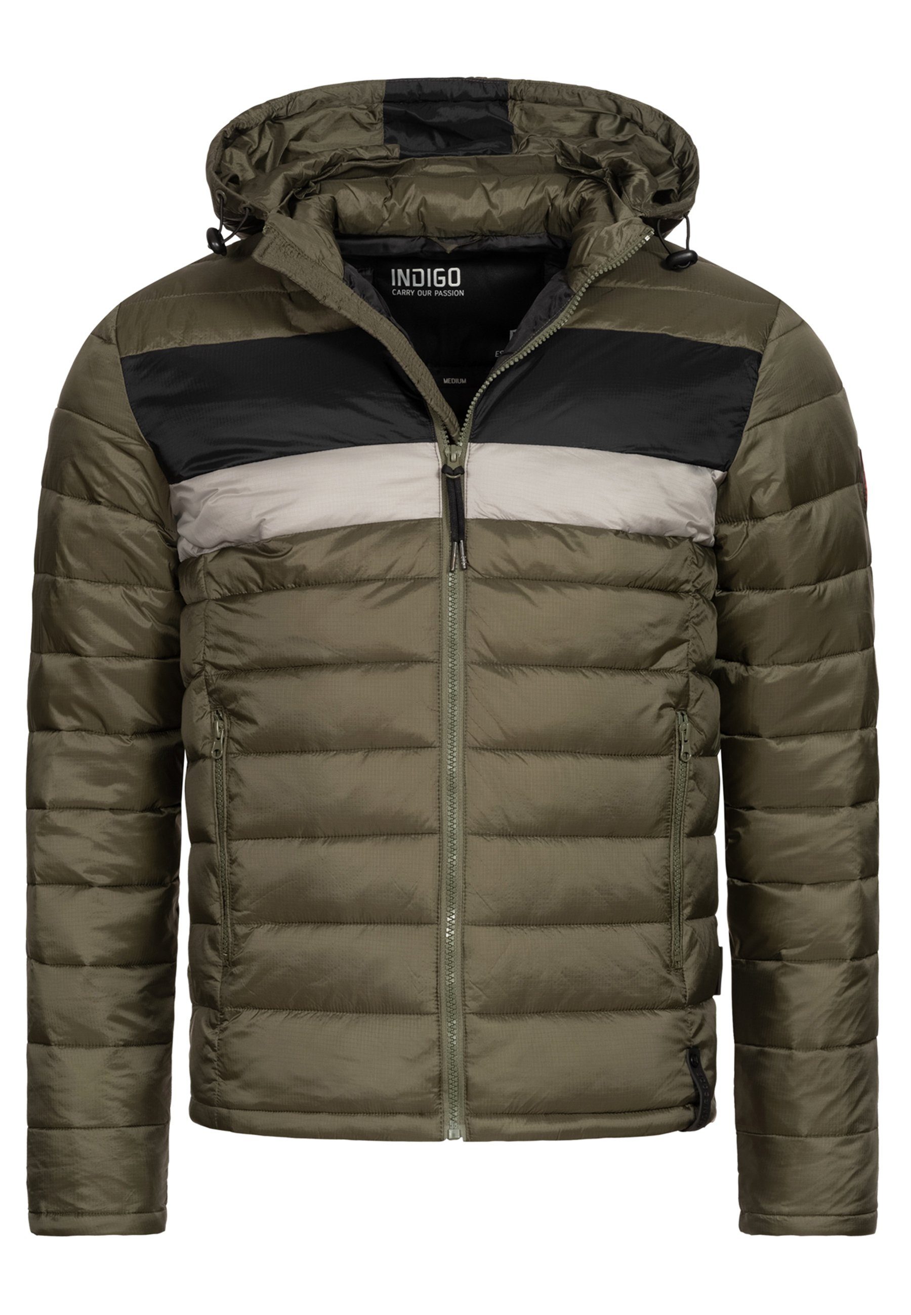 Indicode Sommerjacke Hampshire mit elastischen Bündchen günstig online kaufen
