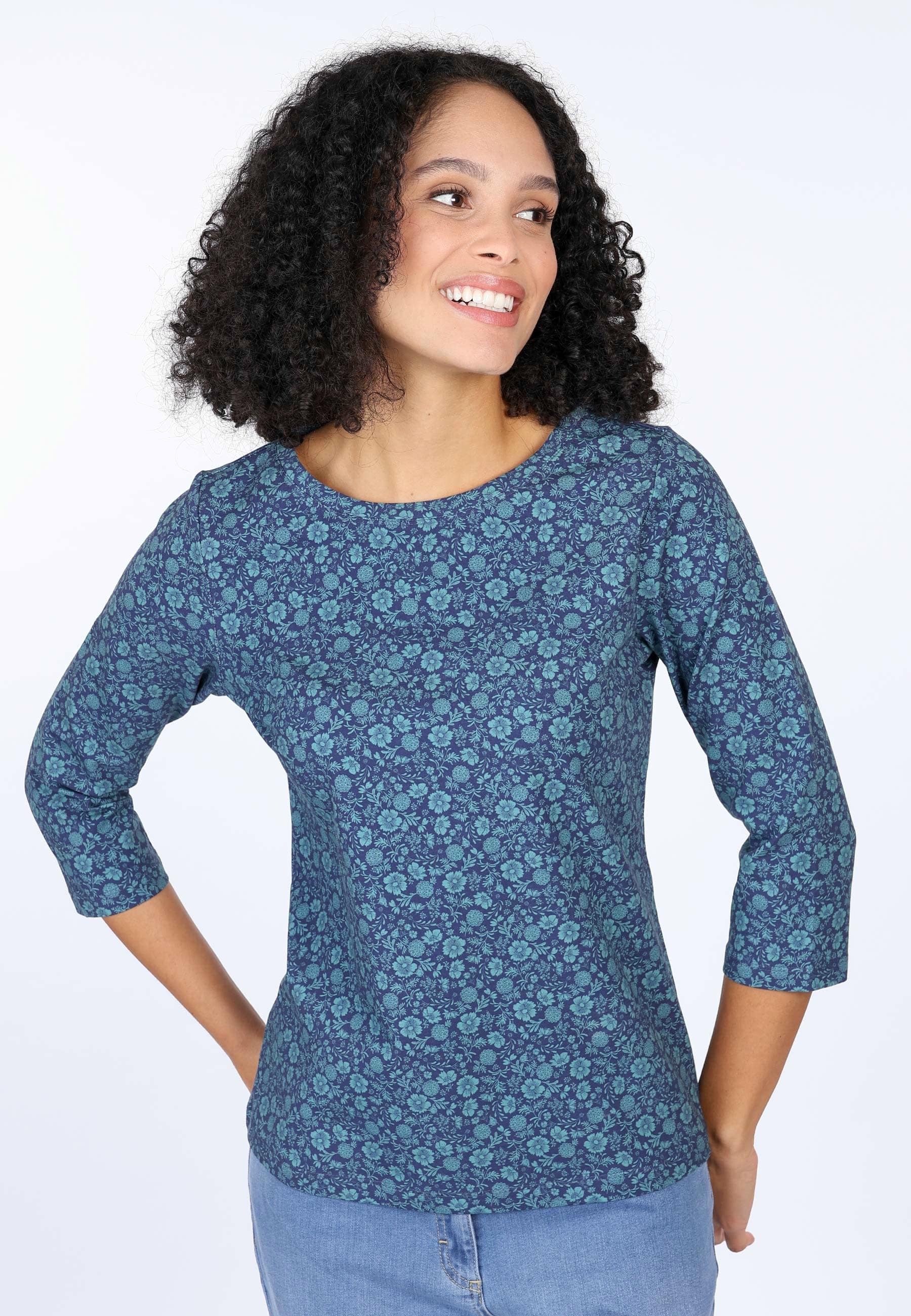 Deerberg Langarmshirt Shirt Pitta Meadow