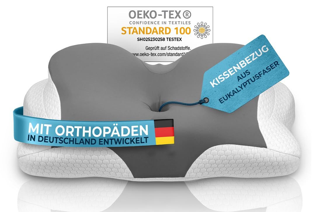 Glückstoff Kissenbezug für Orthopädisches Kissen [mit Kühl- und Wärmeeffekt günstig online kaufen