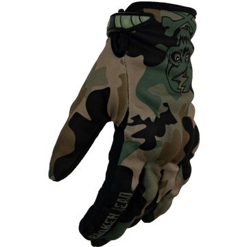 Broken Head Motorradhandschuhe MX-Handschuhe Rebelution Camouflage Grün Weiteneinstellung