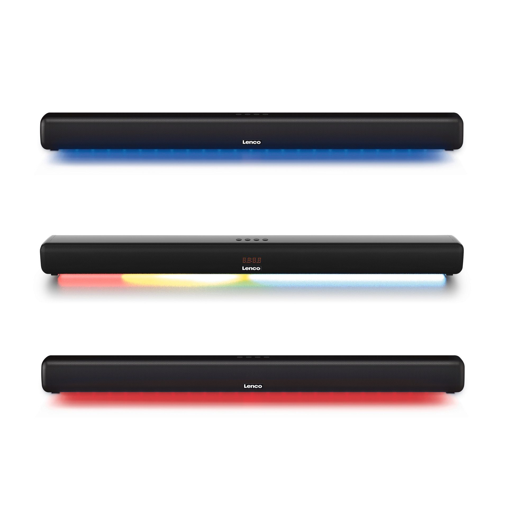 Lenco SB-042LEDBK Soundbar (Bluetooth, 20 W)