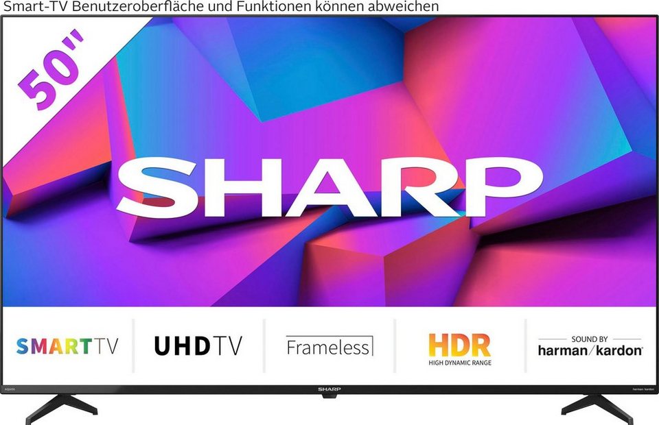 Sharp 4T-C50FK2EL2NB LED-Fernseher (126 cm/50 Zoll, 4K Ultra HD, Smart-TV)