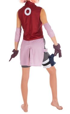 GalaxyCat Kostüm Naruto Shippuden Cosplay Kostüm von Sakura Haruno, Cosplay Kostüm von Sakura Haruno