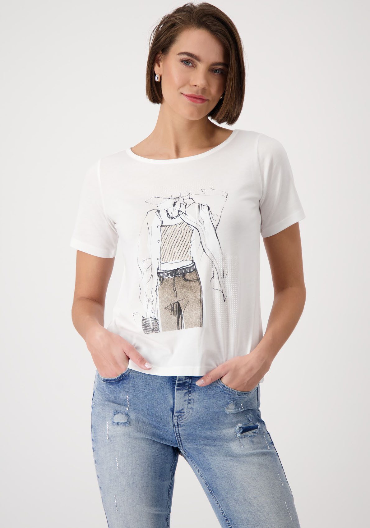 Rundhalsshirt