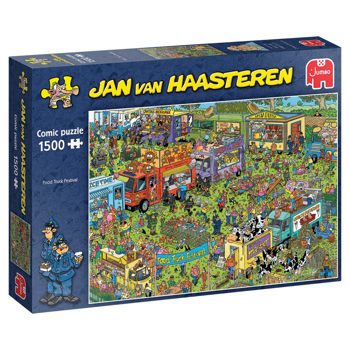 Jan van Haasteren Puzzle Jan van Haasteren - Food Truck Festival - 1500 Teile Puzzle, 1500 Puzzleteile
