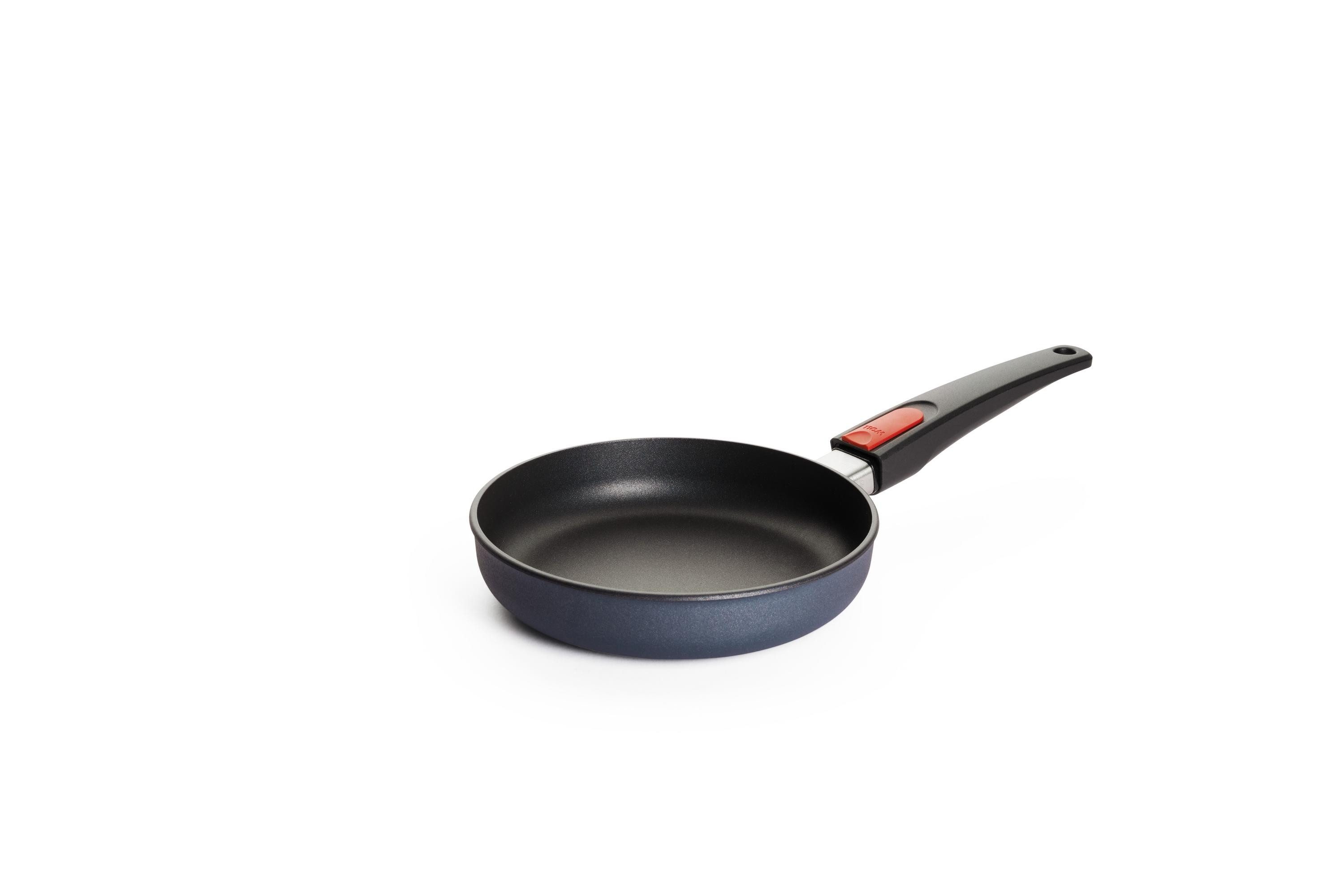 WOLL MADE IN GERMANY Pfannen-Set Diamond Lite, Aluminiumguss (Set, 4-tlg., Flachpfanne Ø 20 cm, Hochrandpfanne Ø 24 cm, Topf Ø 20 cm), Induktion, Made in Germany