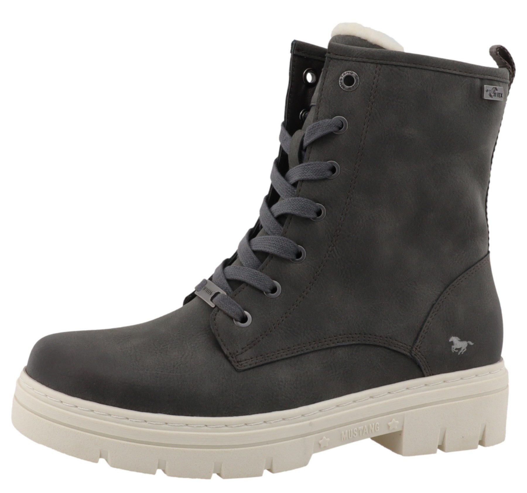 Schuhe Mustang Boots Grau Damen Graue Mustang Stiefeletten Für