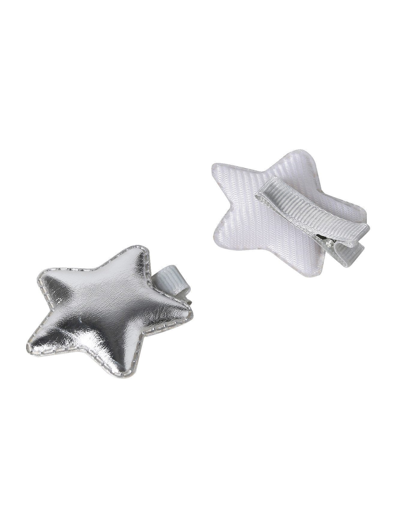 vertbaudet Haarband Set aus Haarband, Haarspangen & Haargummis, 5-teilig, Glitzereffekt, Schleifenform