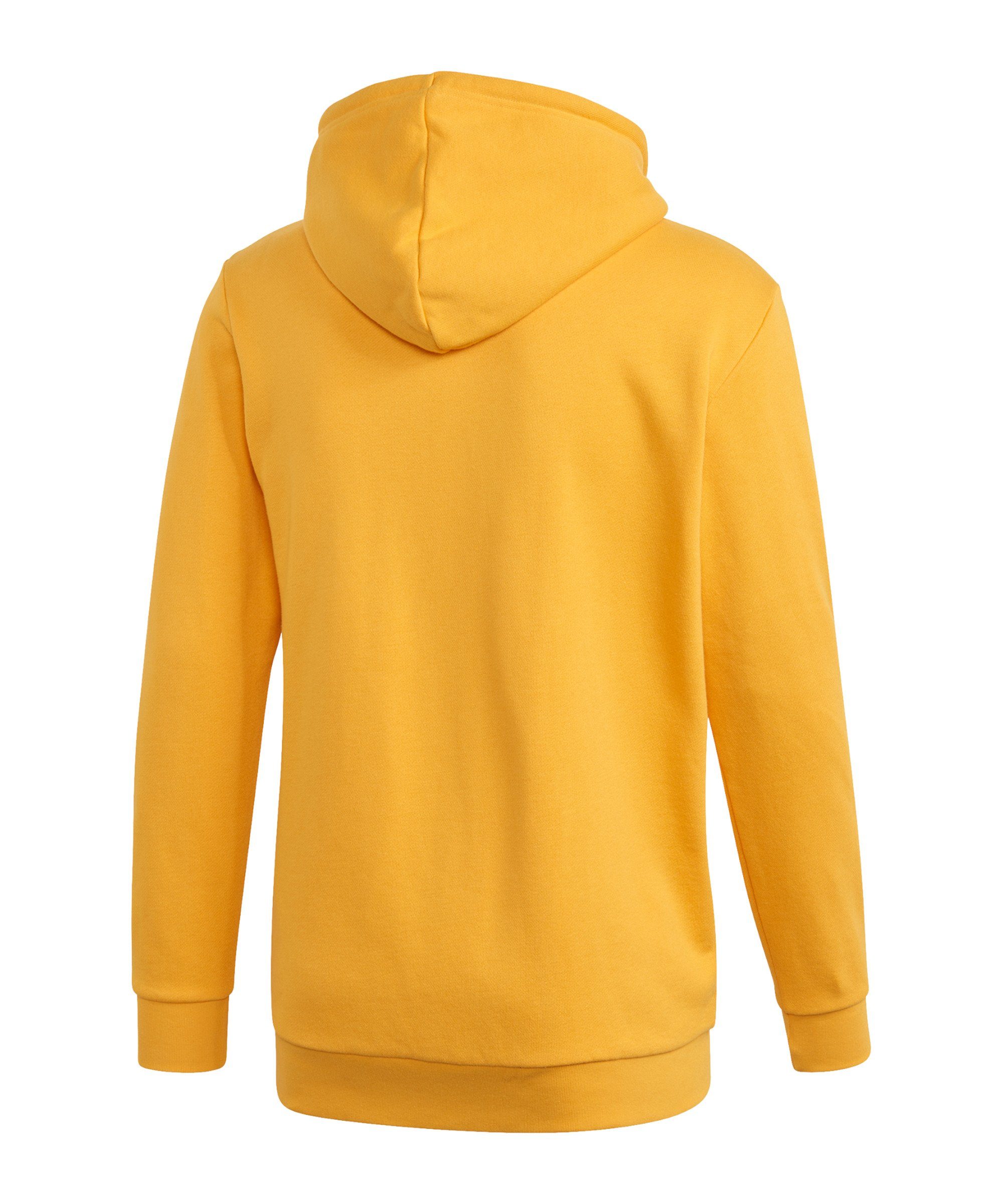 Adidas trefoil hoodie yellow hotsell