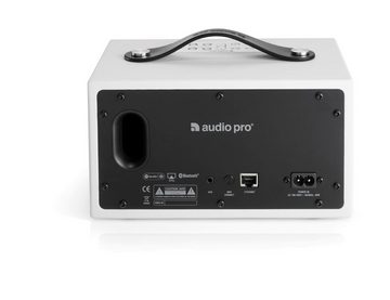 Audio Pro Portabler Multiroom Lautsprecher mit Akku - arctic white Multiroom-Lautsprecher (n.A)