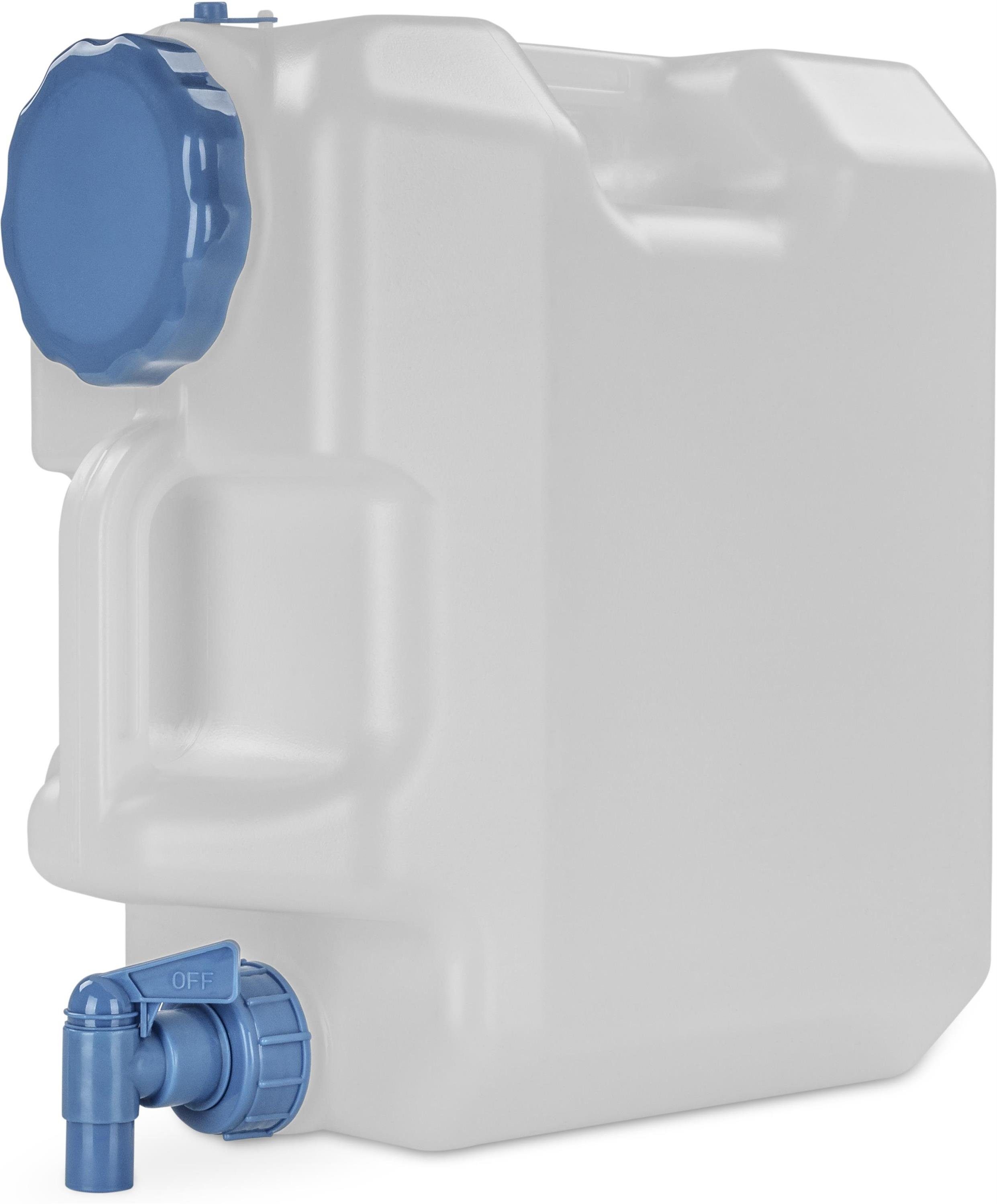 Wasserkanister Eco 15L mit Hahn Camping Garten Wassertank Trink-Wasser-Behälter 