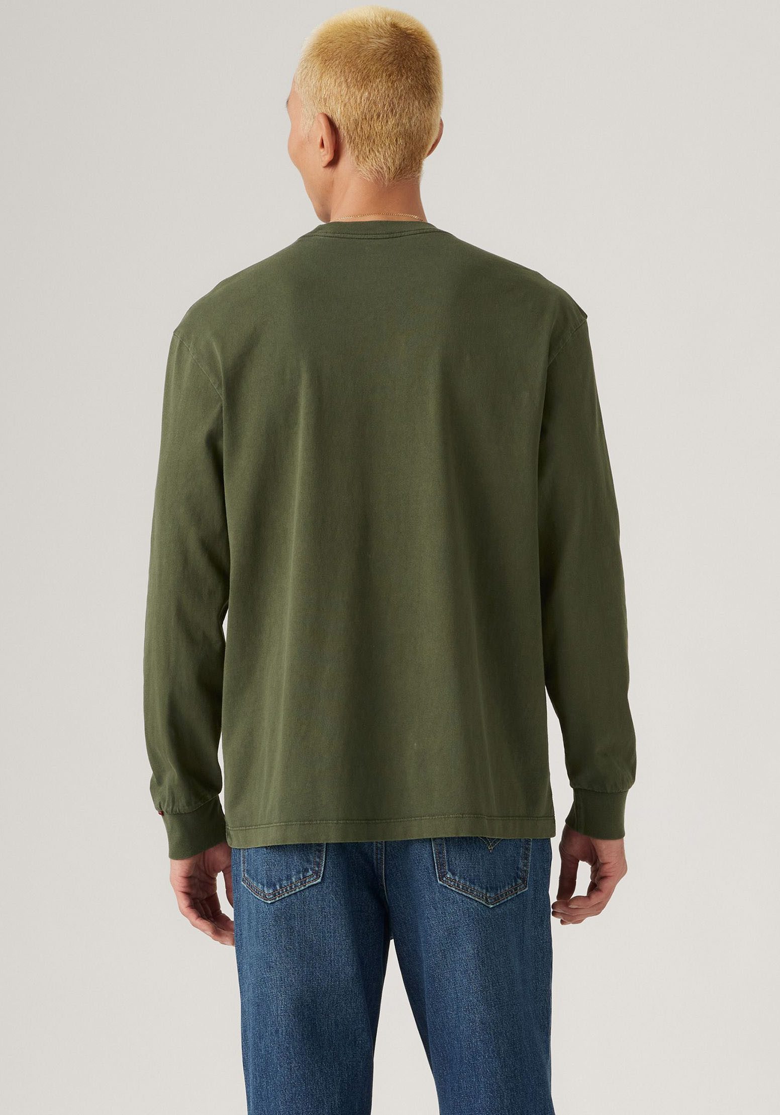 Levi's® Langarmshirt GARMENT- Färbung